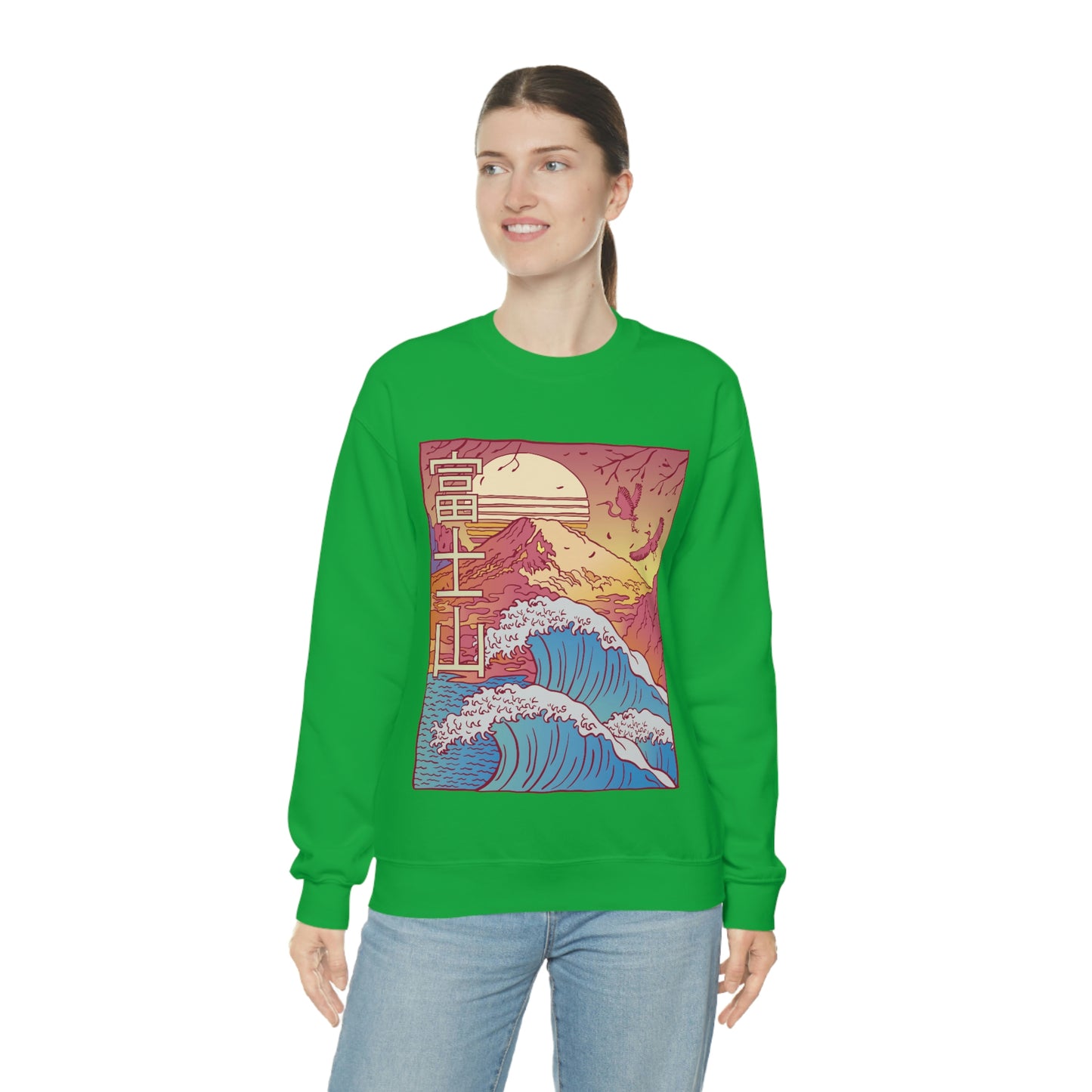 Kawaii Aesthetic Japanese Retro Vaporwave Art Sweatshirt