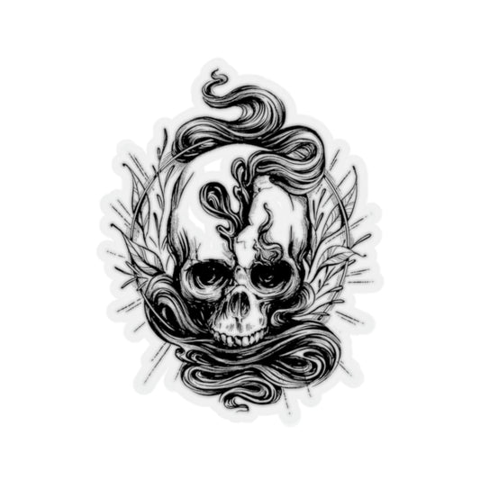 Gothic Skull, Goth Aesthetic Sticker
