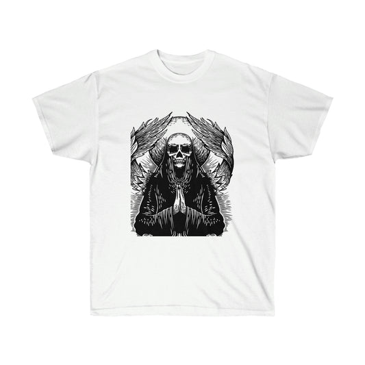 Angel Skull, Goth Aesthetic T-Shirt