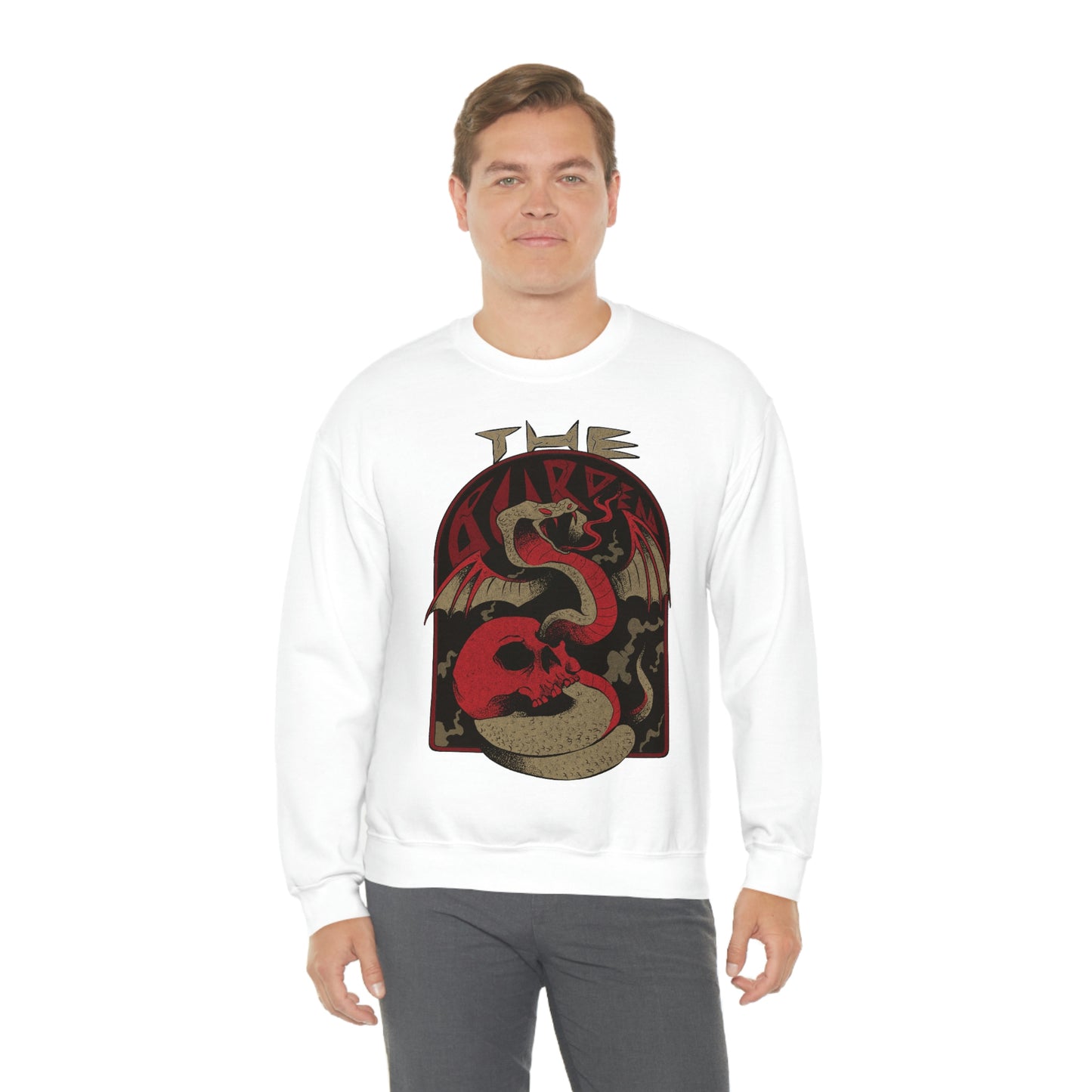 Snake N Skull Goth Aesthetic Sweatshirt