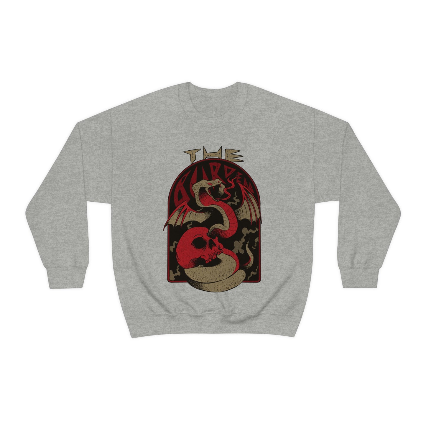 Snake N Skull Goth Aesthetic Sweatshirt