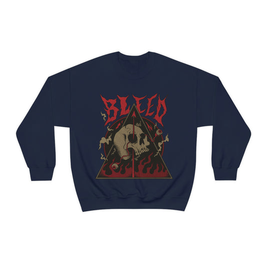 SKULL METAL BAND Goth Aesthetic Sweatshirt