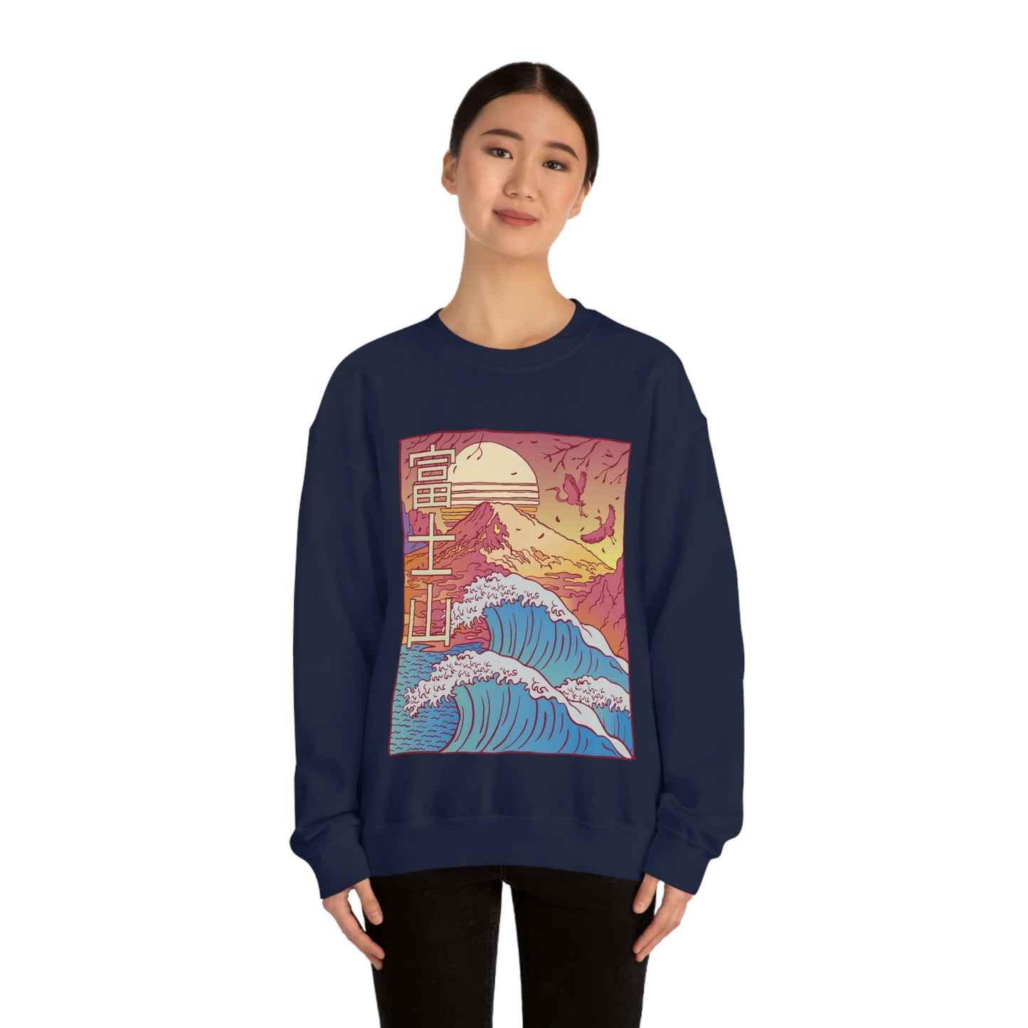 Kawaii Aesthetic Japanese Retro Vaporwave Art Sweatshirt