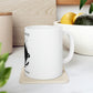 I Like My Coffee How I Like My Magic Cat Goth Aesthetic White Ceramic Mug