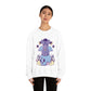 Pastel Goth Dog On Skull Goth Aesthetic Sweatshirt