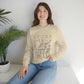 Cottagecore Mushroom Moon Phases Line Art Sweatshirt