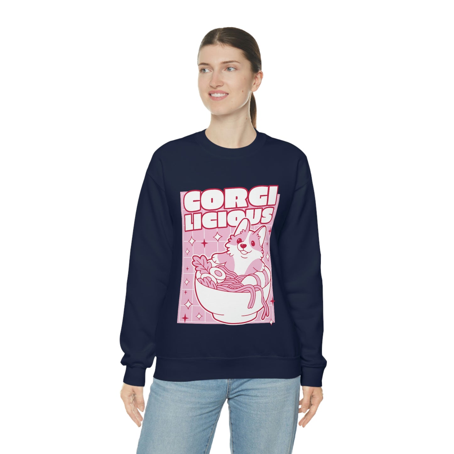 Japanese Aesthetic Corgilicious Cute Sweatshirt