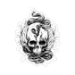 Gothic Skull, Goth Aesthetic Sticker