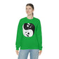 Ying Yang Skulls, Goth Aesthetic Sweatshirt