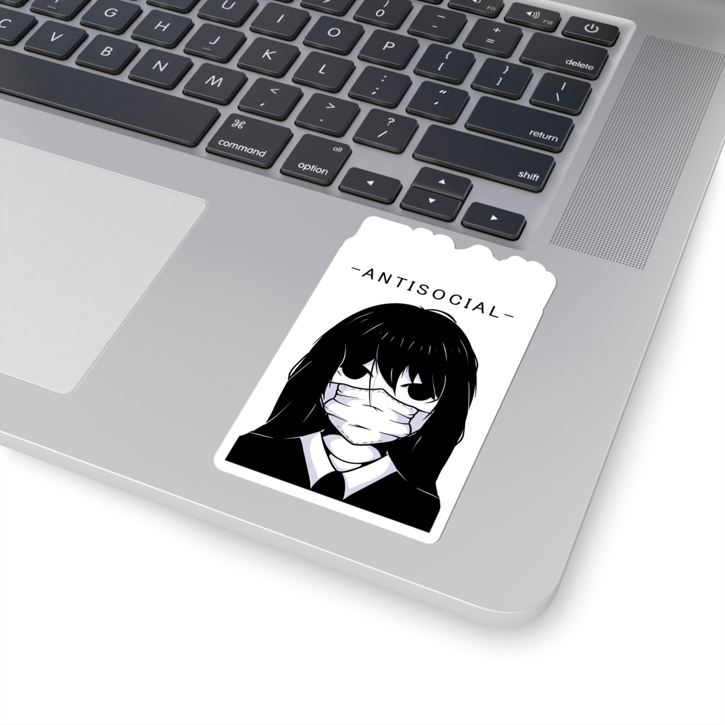 Antisocial, Japanese Aesthetic, Goth Aesthetic Sticker