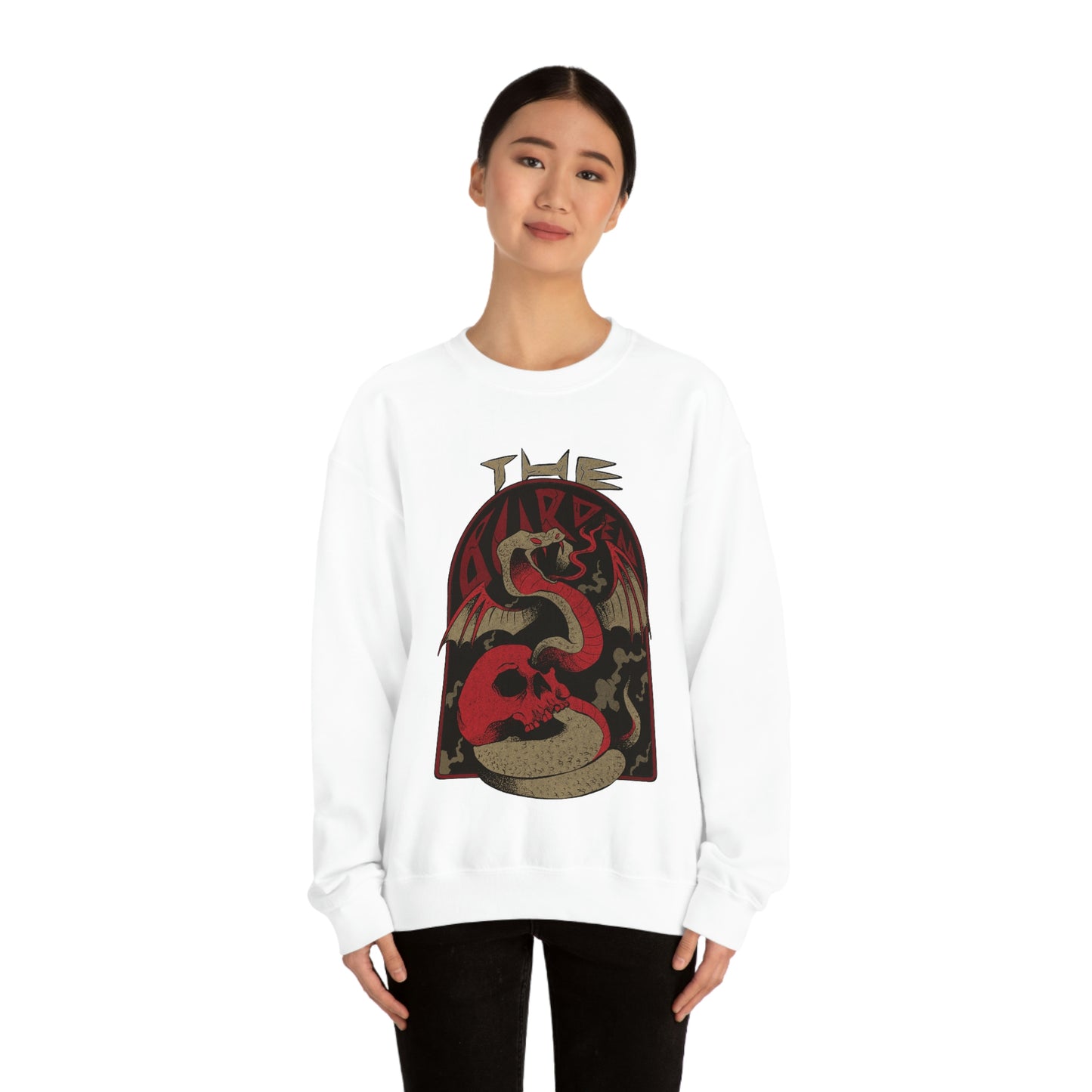 Snake N Skull Goth Aesthetic Sweatshirt