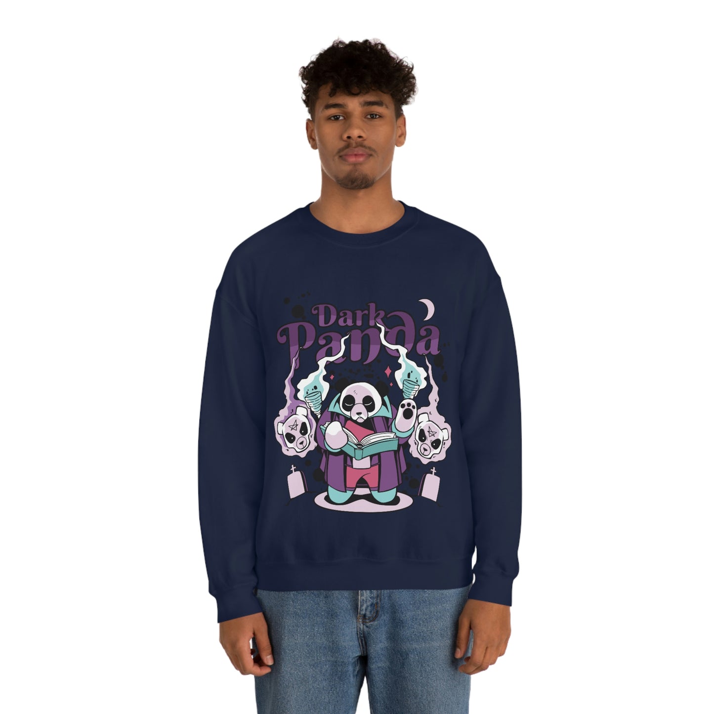 Dark Panda Pastel Goth Aesthetic Sweatshirt