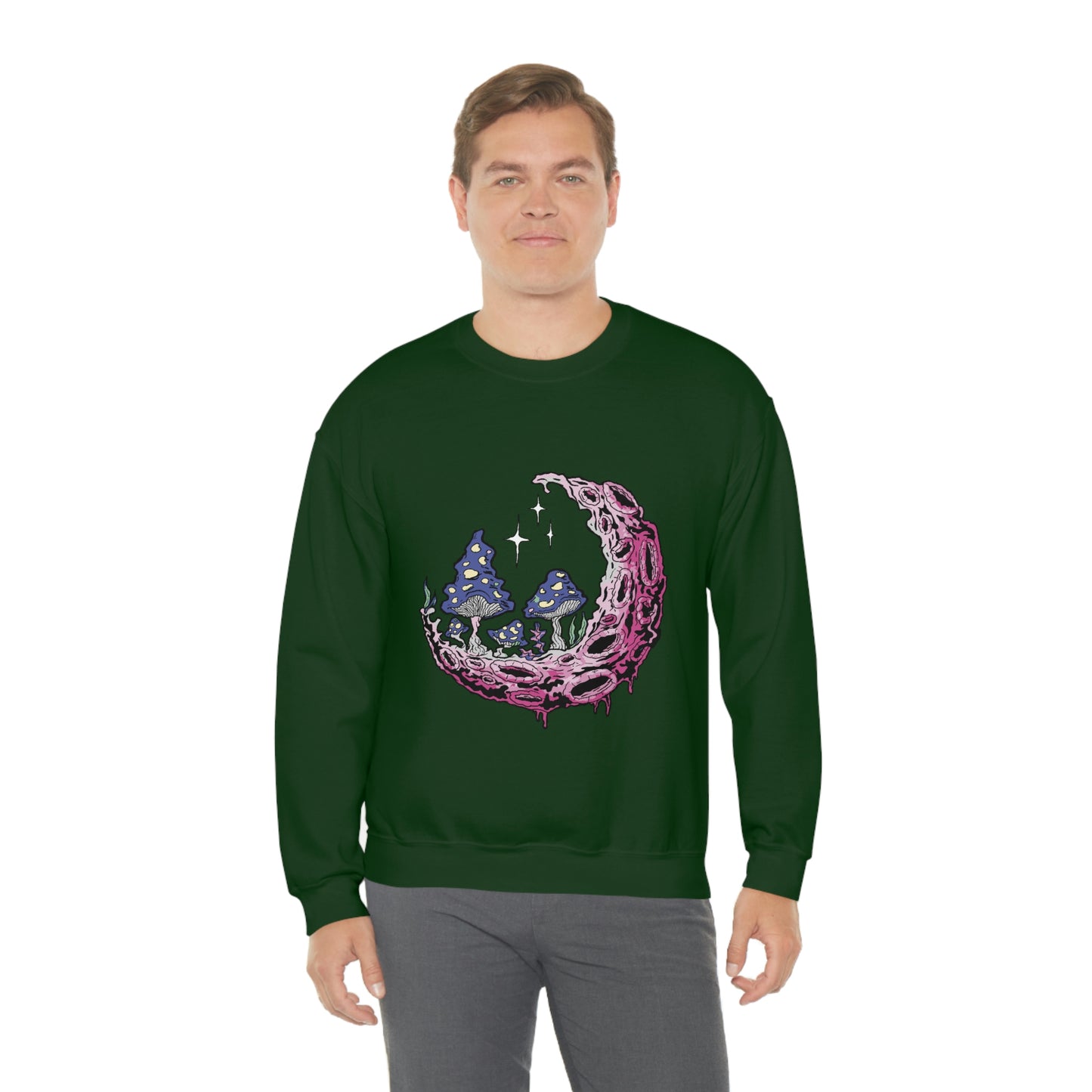 Cottagecore Aesthetic Moon Mushrooms Magic Sweatshirt