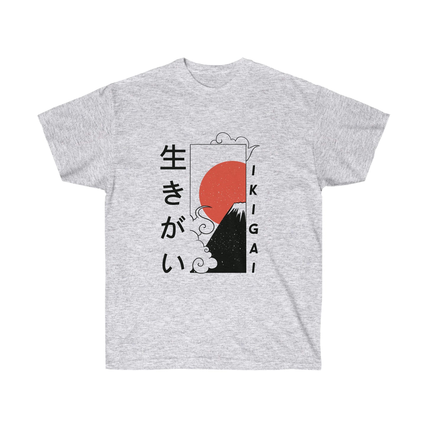 Japanese Aesthetic Ikigai Graphic T-Shirt