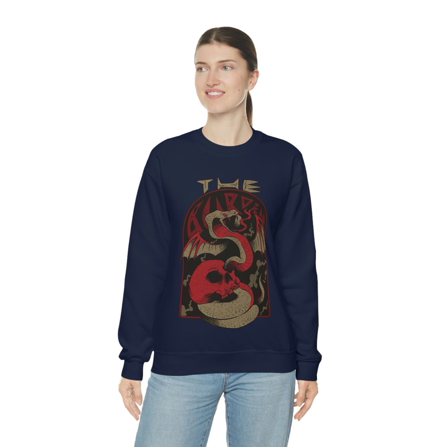 Snake N Skull Goth Aesthetic Sweatshirt