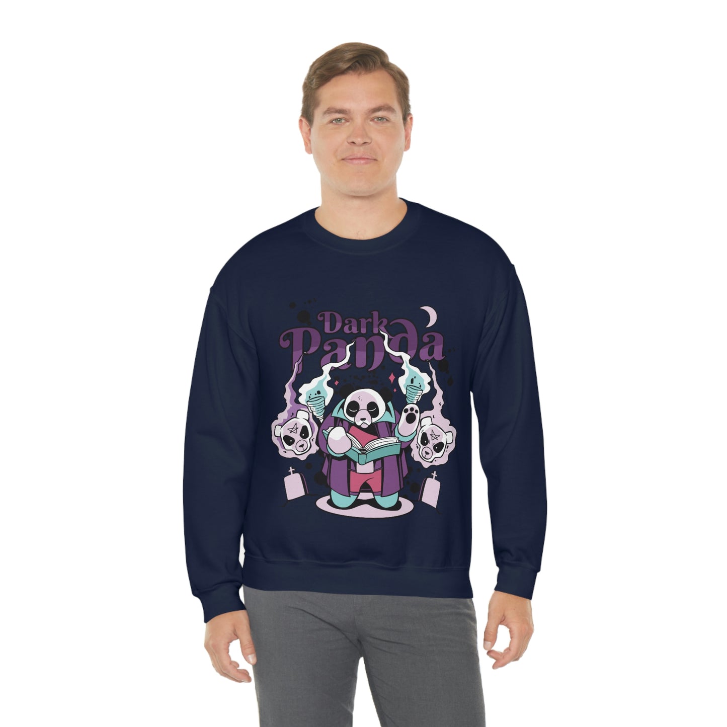 Dark Panda Pastel Goth Aesthetic Sweatshirt