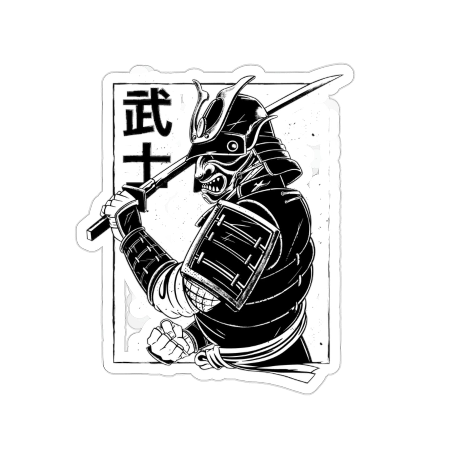 Japanese Aesthetic Japan Samurai Graphic Sticker