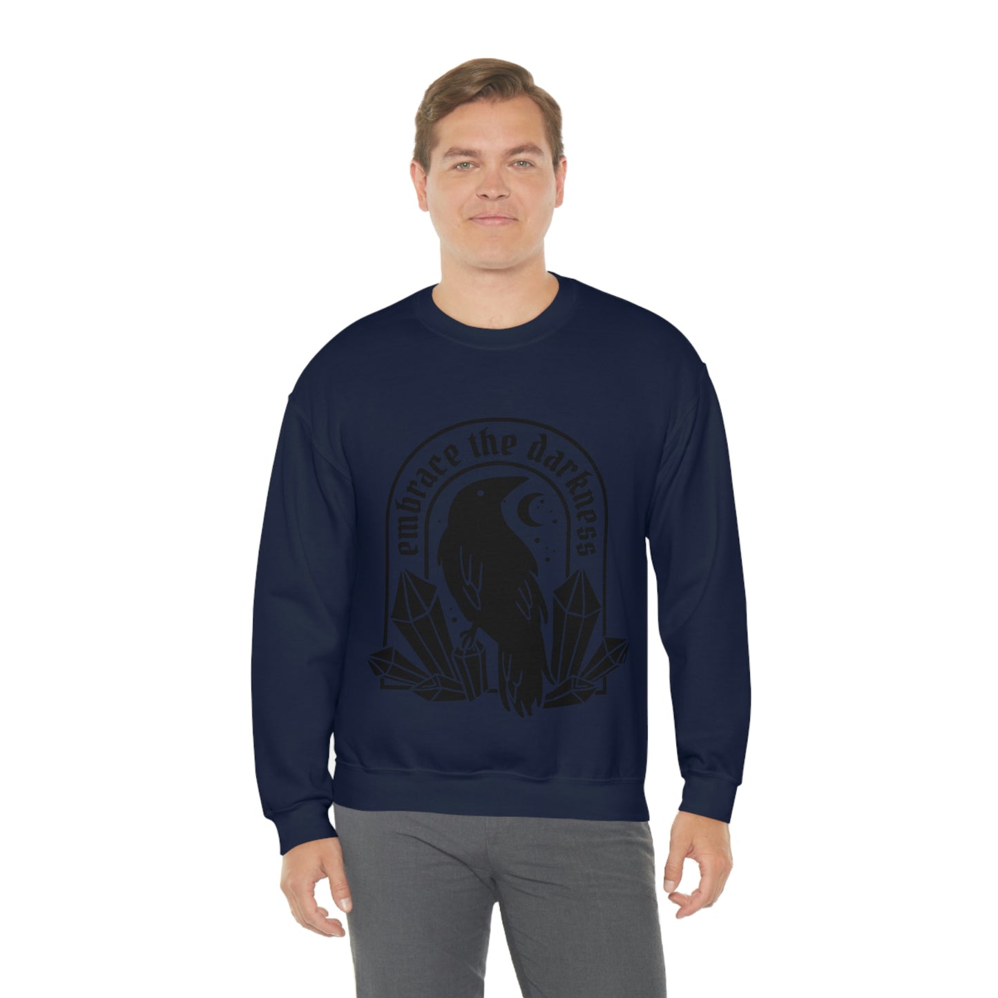 Embrace The Darkness Goth Aesthetic Sweatshirt