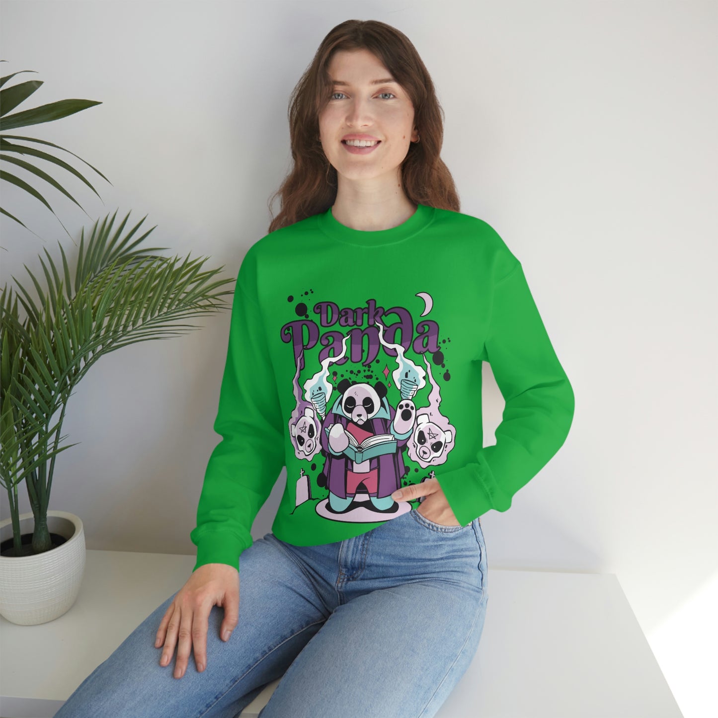 Dark Panda Pastel Goth Aesthetic Sweatshirt