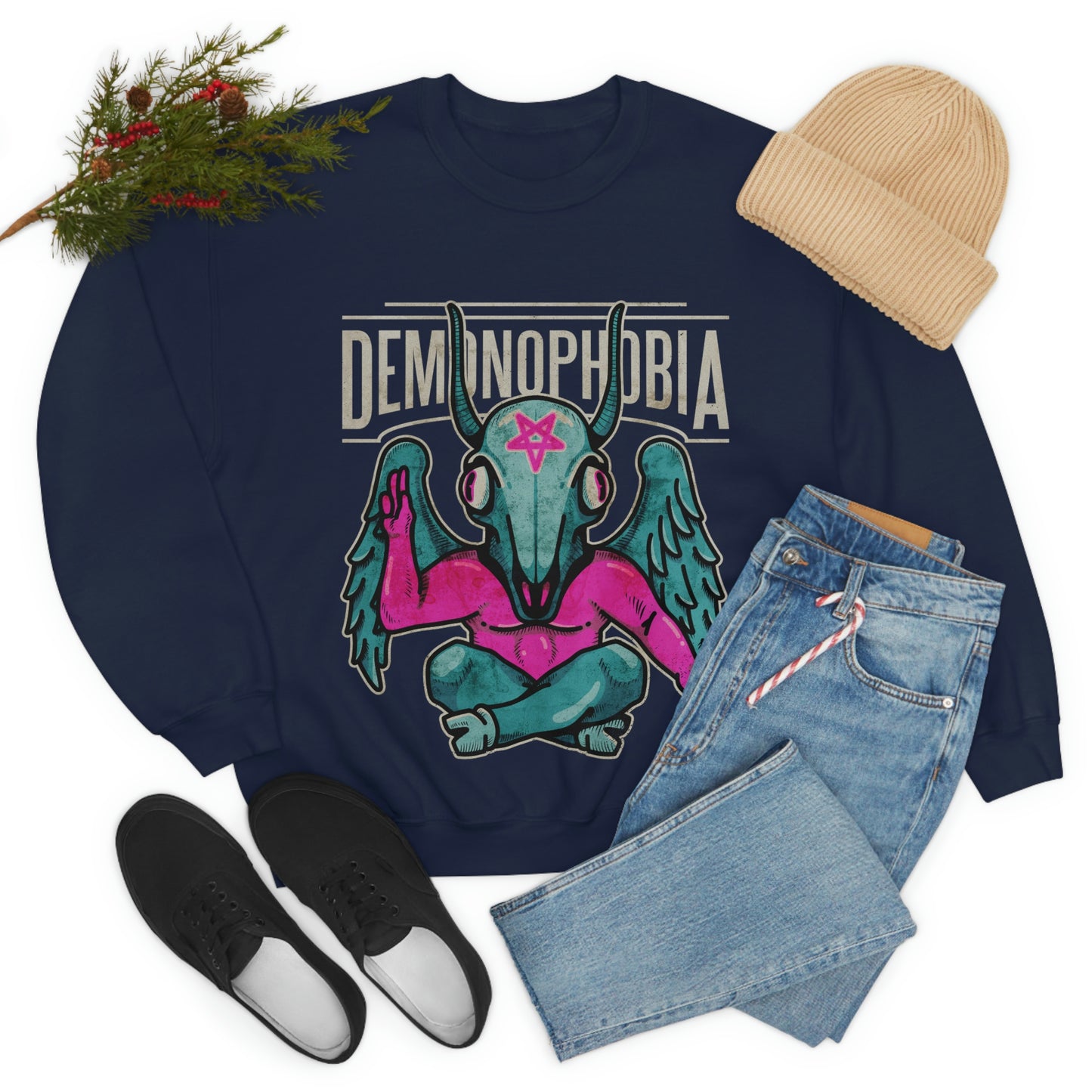 Demonphobia, Goth Aesthetic Sweatshirt