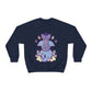 Pastel Goth Dog On Skull Goth Aesthetic Sweatshirt