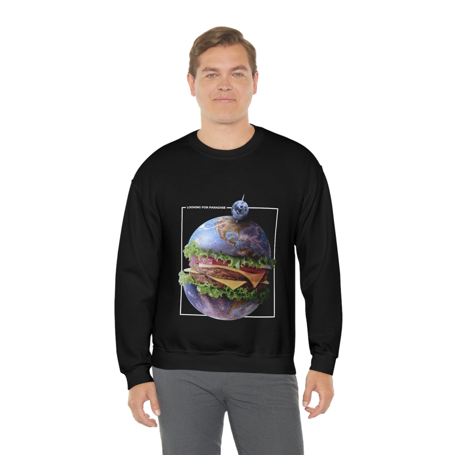 Planet Home Hamburger Y2k Aesthetic Sweatshirt