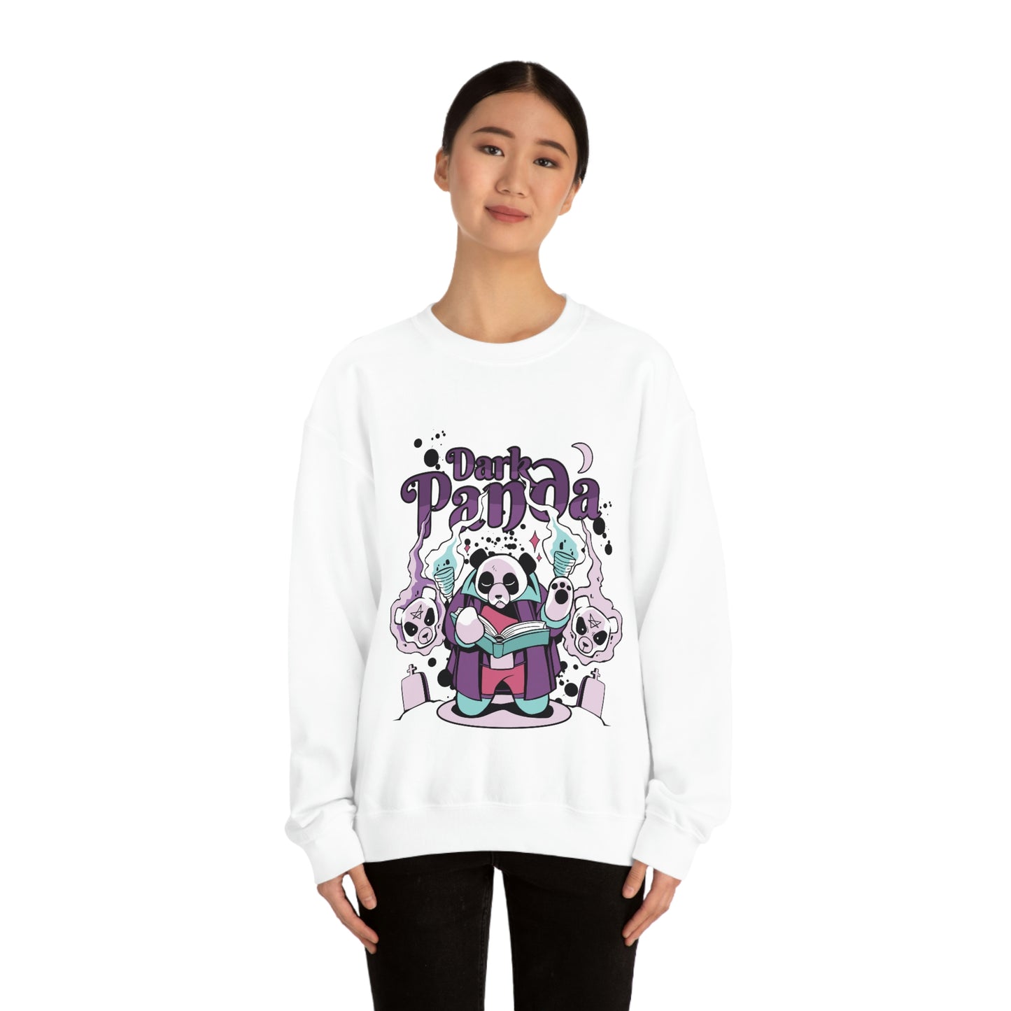 Dark Panda Pastel Goth Aesthetic Sweatshirt