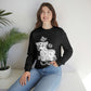Gothic Cow Graphic Goth Aesthetic Sweatshirt