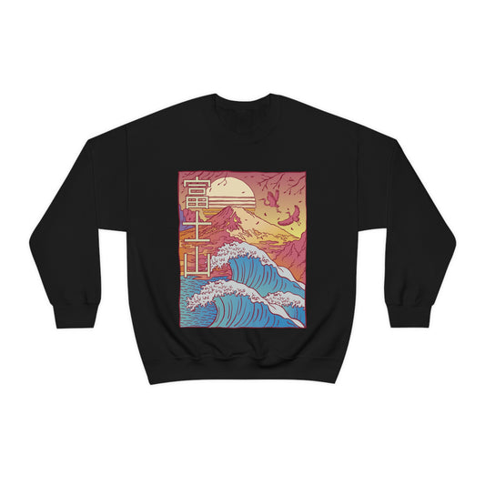 Kawaii Aesthetic Japanese Retro Vaporwave Art Sweatshirt