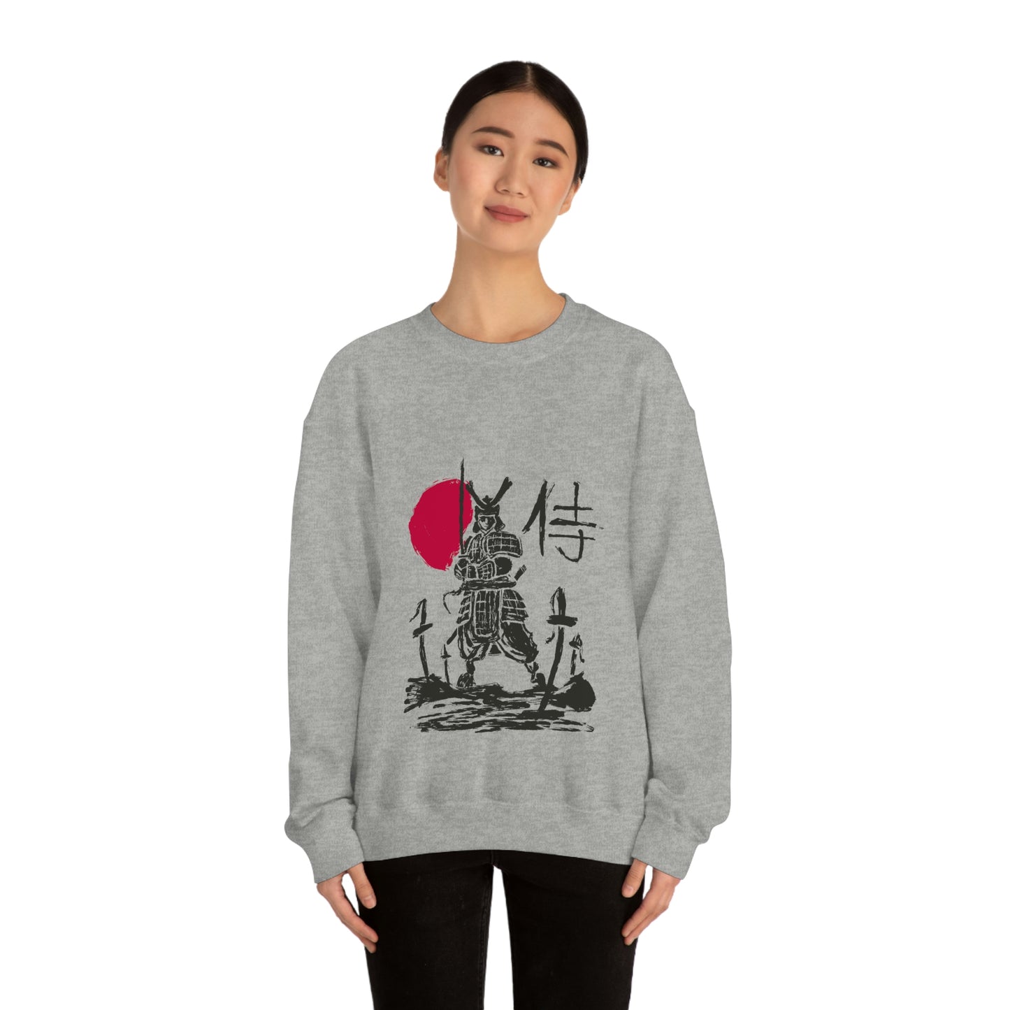 Japanese Aesthetic Samurai Graphic Sweatshirt