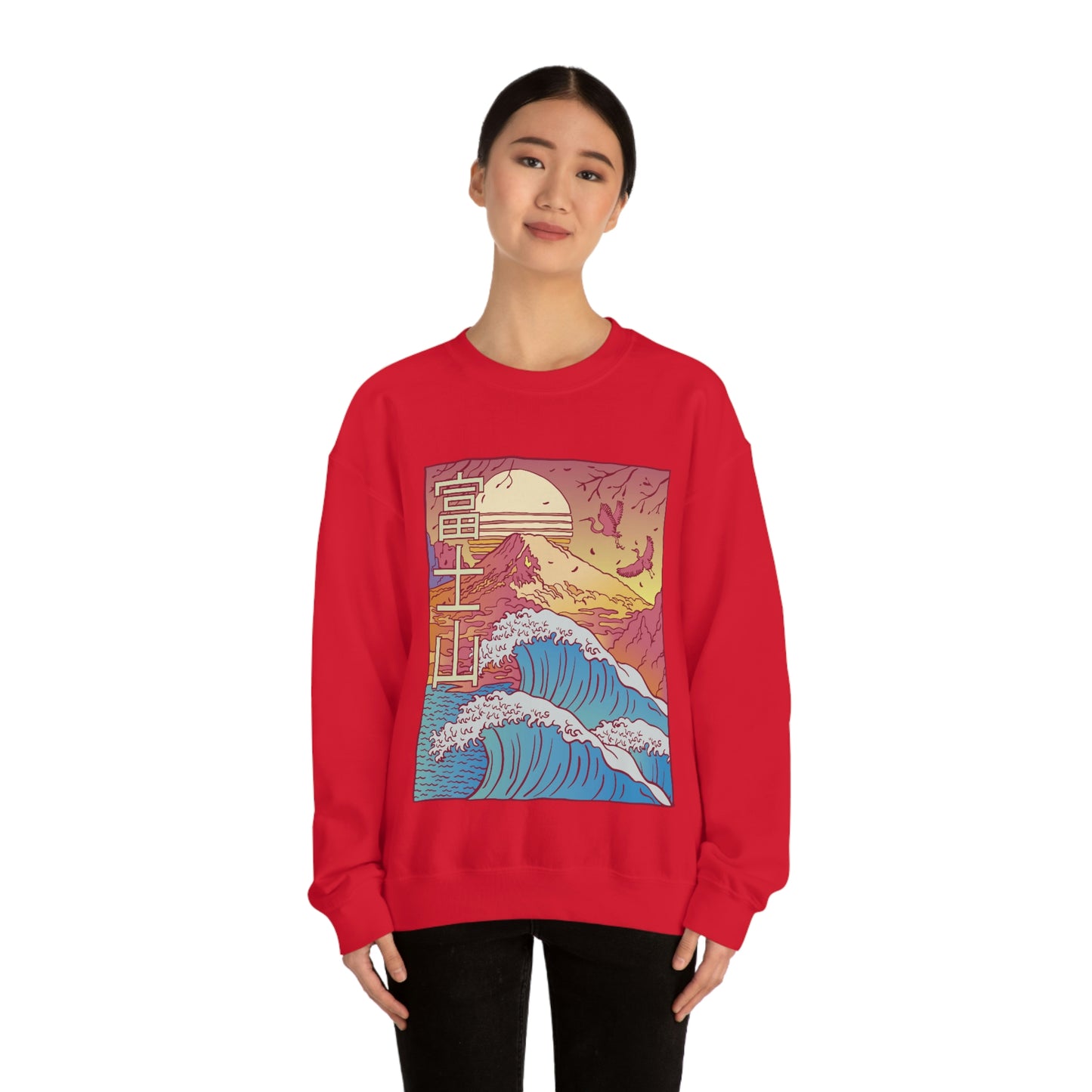 Kawaii Aesthetic Japanese Retro Vaporwave Art Sweatshirt