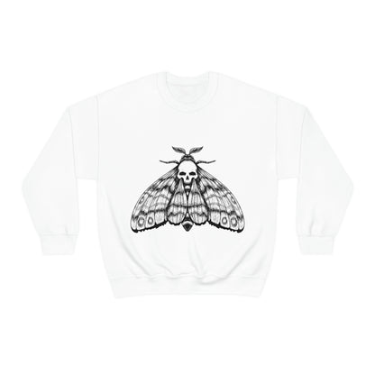 Ink Moth Skull Sweatshirt