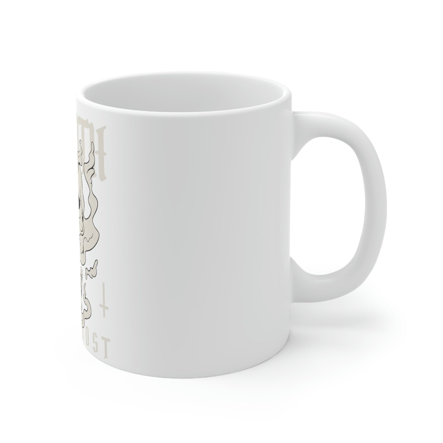 So Goth Im A Ghost Goth Aesthetic White Ceramic Mug