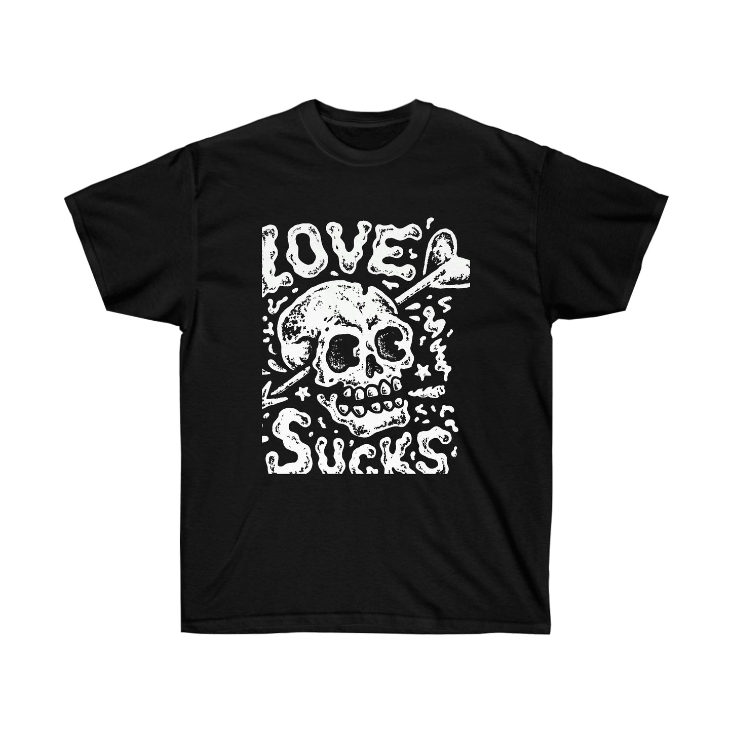 Love Sucks Goth Aesthetic Anti Valentine T-Shirt