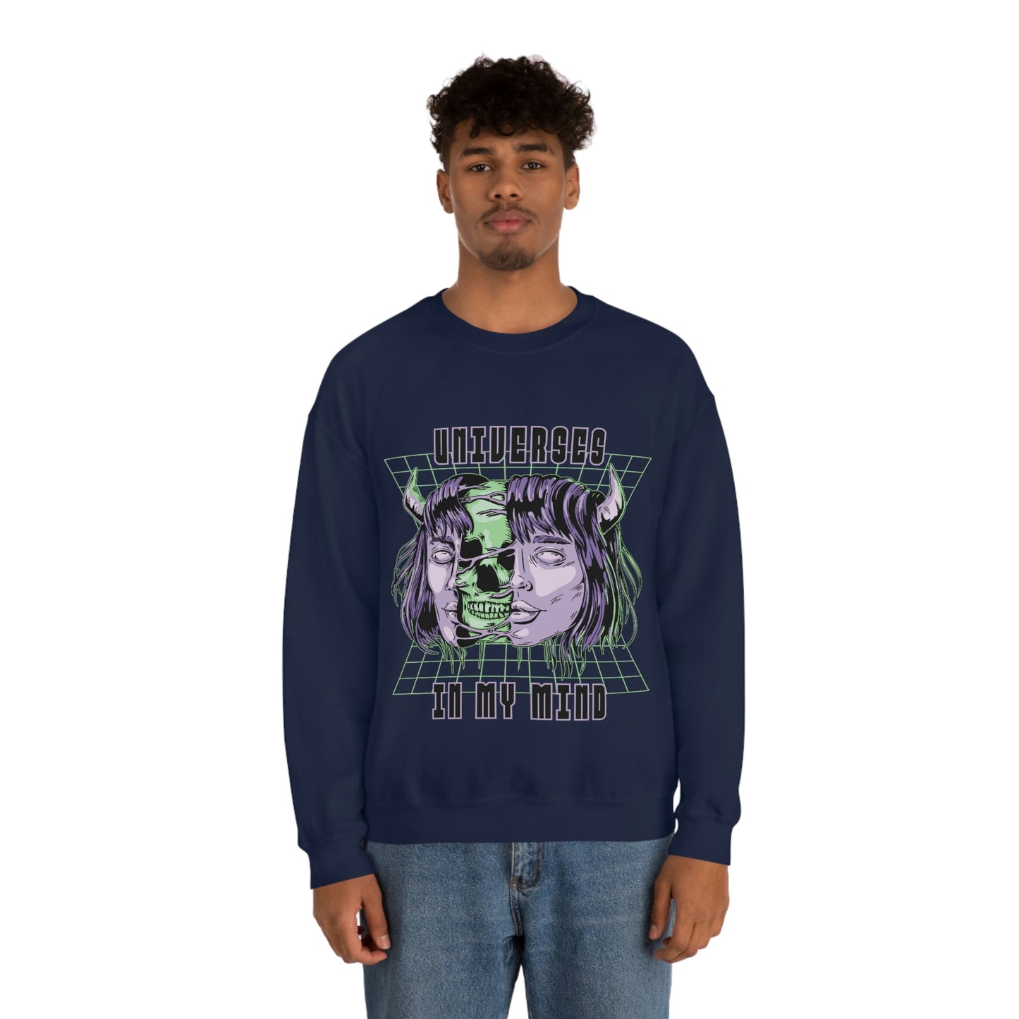 Universes In My Mind Pastel Goth Aesthetic Cyber Sweatshirt