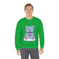 Pastel Goth Bear, Goth Aesthetic Sweatshirt