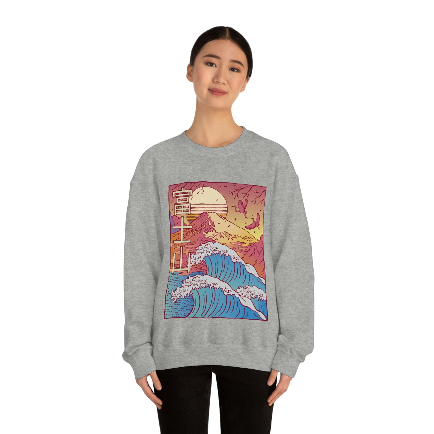 Kawaii Aesthetic Japanese Retro Vaporwave Art Sweatshirt