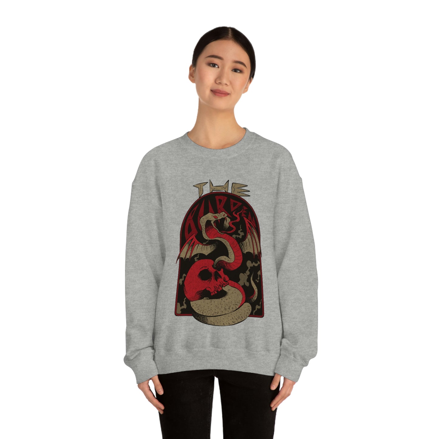 Snake N Skull Goth Aesthetic Sweatshirt