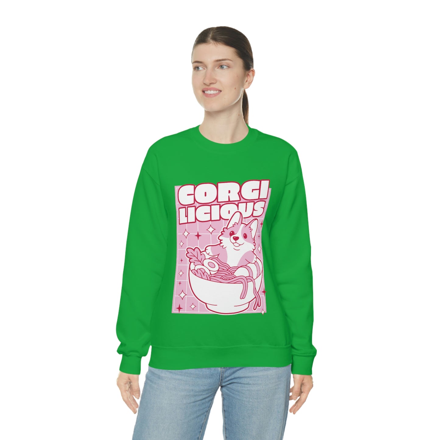 Japanese Aesthetic Corgilicious Cute Sweatshirt