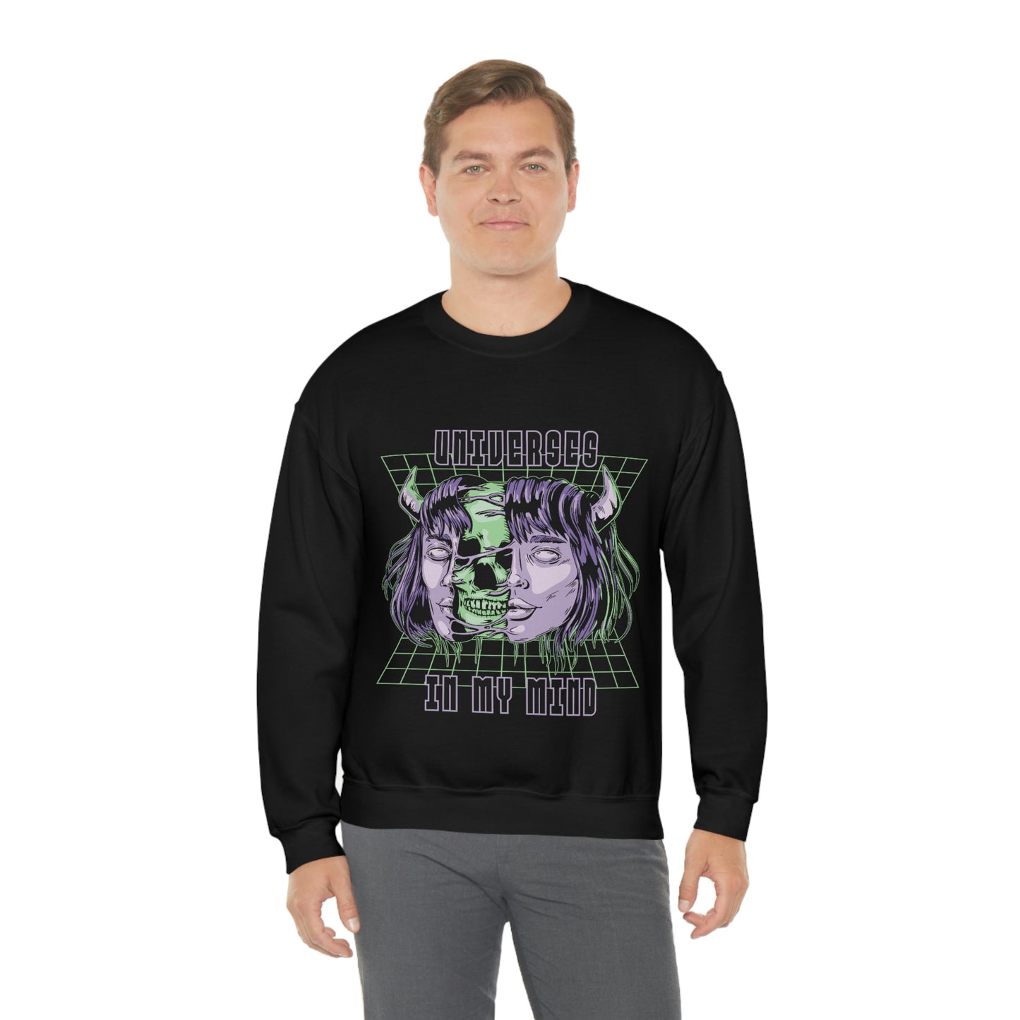 Universes In My Mind Pastel Goth Aesthetic Cyber Sweatshirt