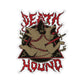 Death Hound Grunge Sticker