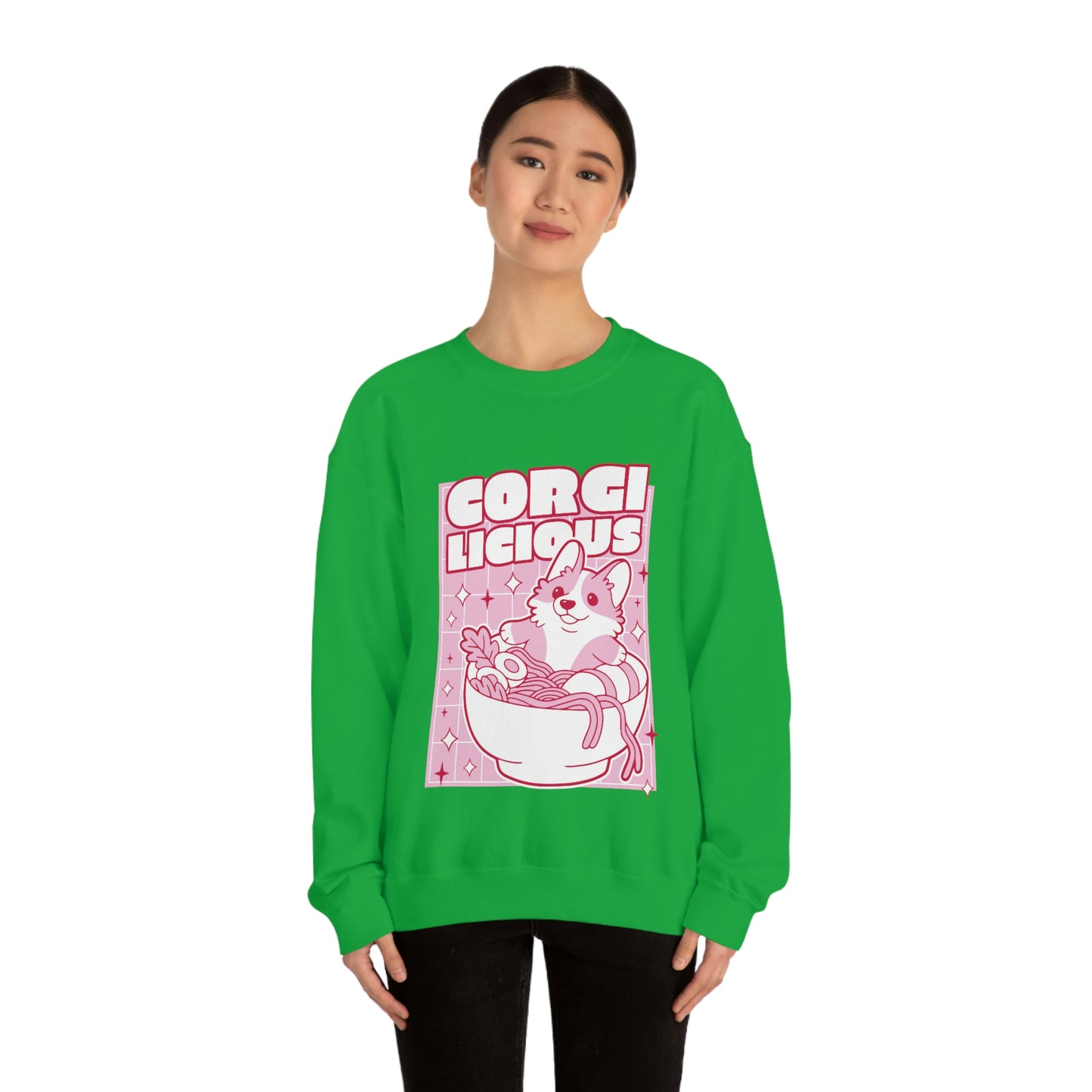 Japanese Aesthetic Corgilicious Cute Sweatshirt