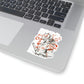 Japanese Aesthetic Kitsune Samurai Sticker