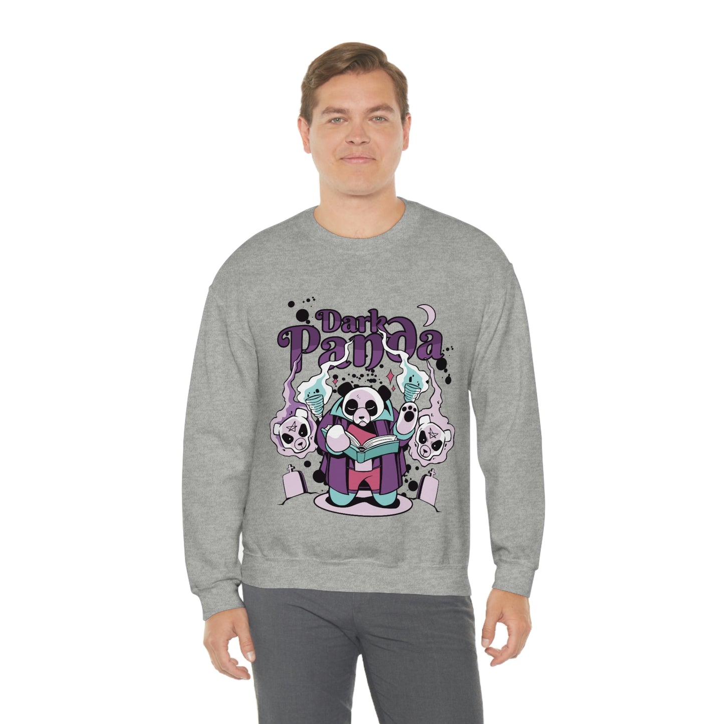 Dark Panda Pastel Goth Aesthetic Sweatshirt