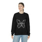 Barbwire Butterfly Y2k Aesthetic Sweatshirt
