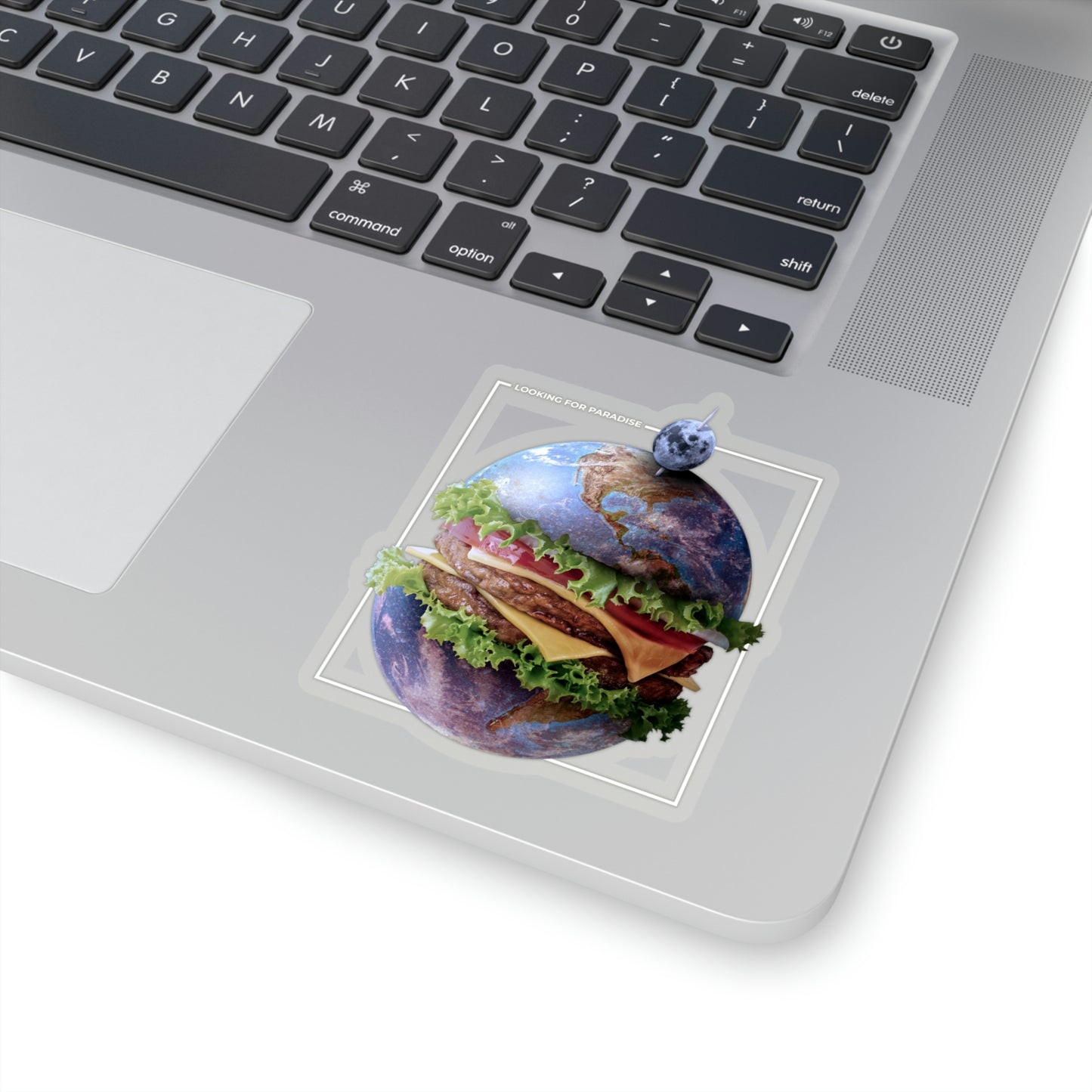 Planet Home Hamburger Y2k Aesthetic Sticker