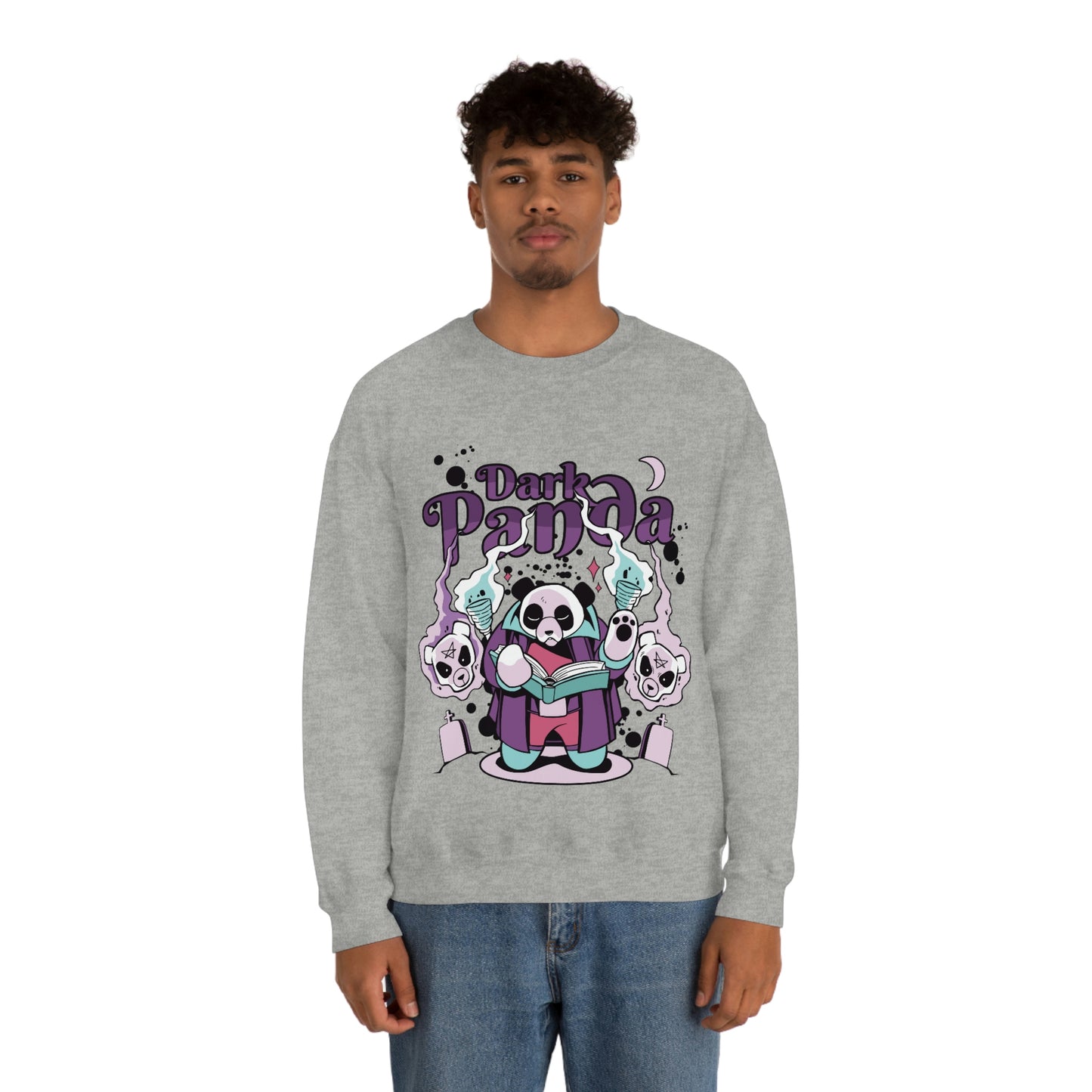 Dark Panda Pastel Goth Aesthetic Sweatshirt