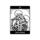 The Lovers Tarrot Card Goth Aesthetic Sticker