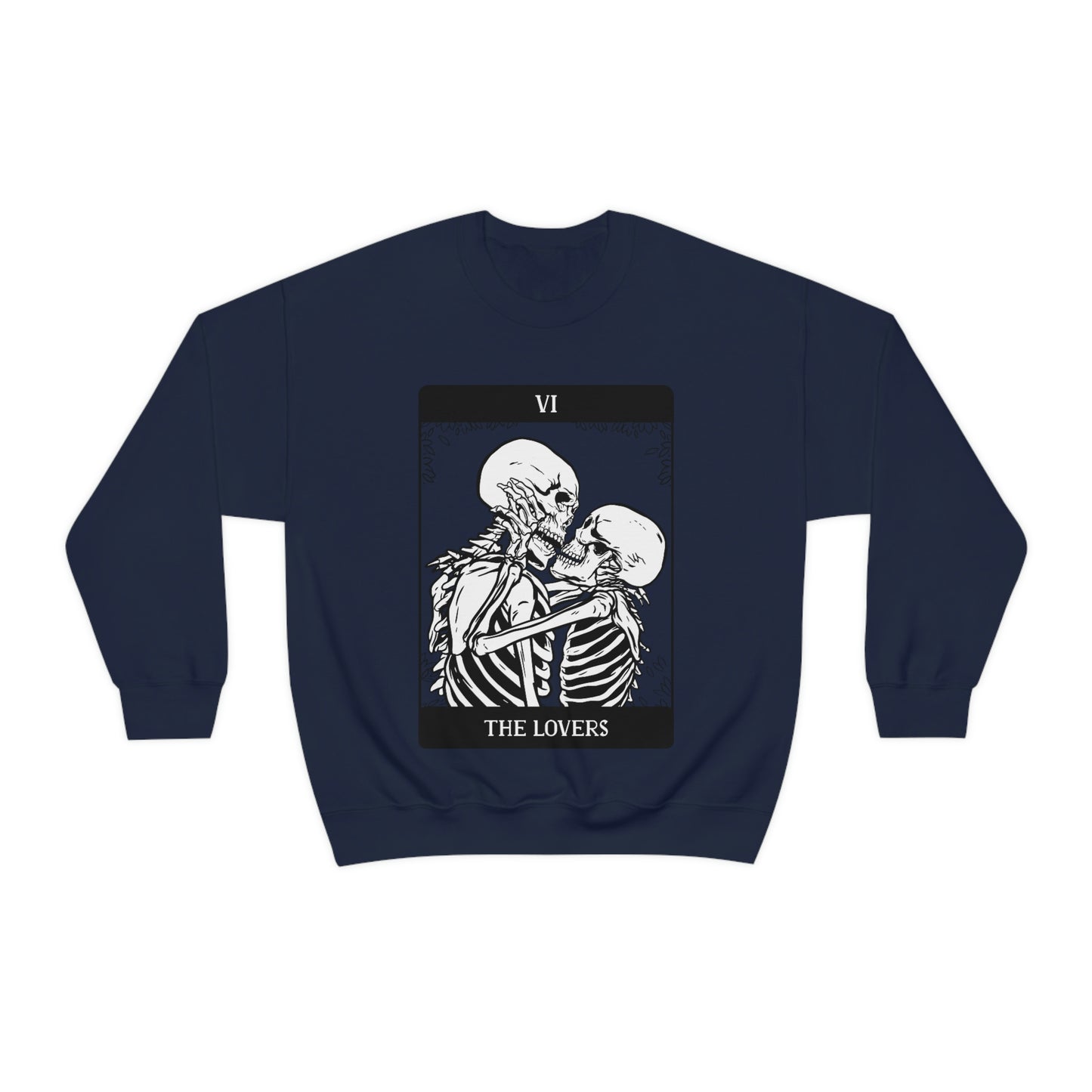 The Lovers Tarrot Card Goth Aesthetic Sweatshirt