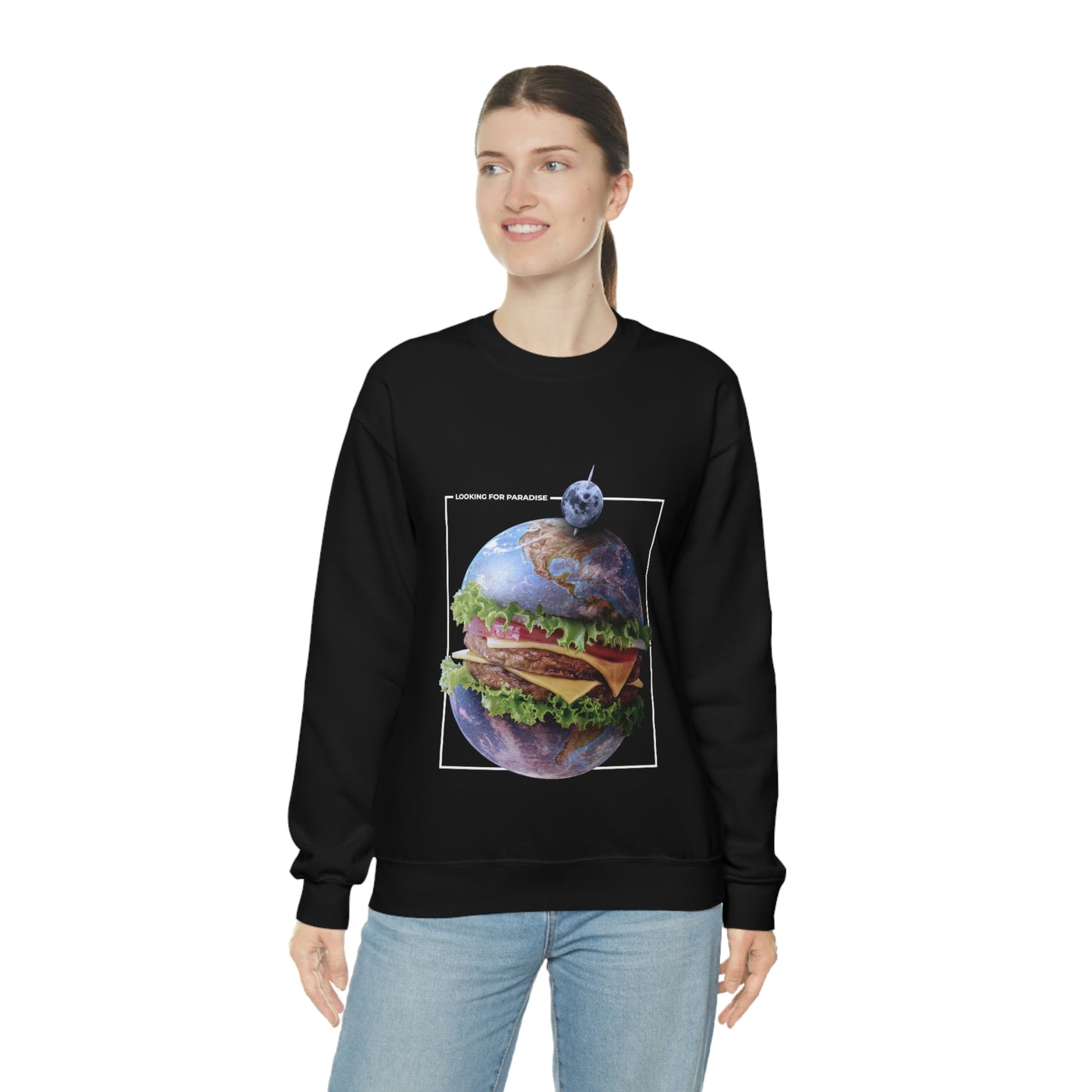 Planet Home Hamburger Y2k Aesthetic Sweatshirt